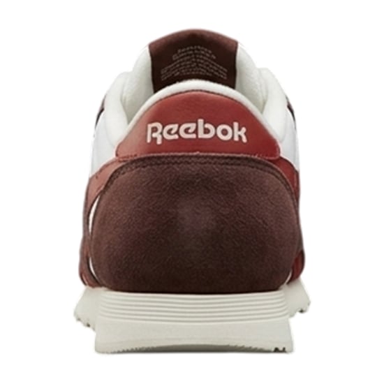 Reebok Platta träningsskor med dämpning i Glide-mocka för kvinnor/damer (Vit/grå) - Image 2
