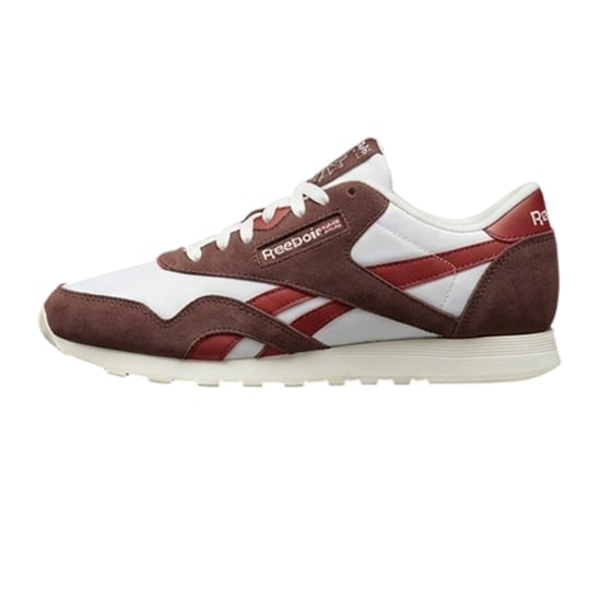 Reebok Platta träningsskor med dämpning i Glide-mocka för kvinnor/damer (Vit/grå) - Image 3