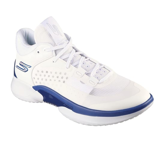 Skechers Herr Resagrip Speckle Basketbollskor (Vit/Blå) - Image 5
