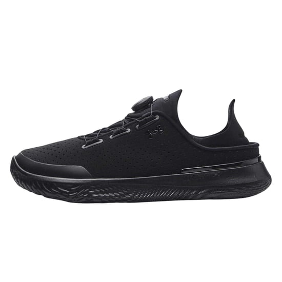 Under Armour Mens Performance Leather BOA Lacing System Shoes (Black) - Image 2