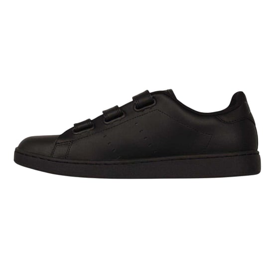 Lonsdale Mens Leyton Triple Strap Flat Trainers (Black/Black) - Image 3