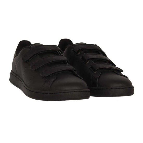 Lonsdale Mens Leyton Triple Strap Flat Trainers (Black/Black) - Image 5