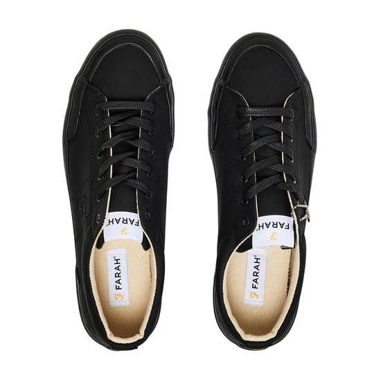 Farah Mens Dallas Trainers (Black/Monochrome) - Image 3