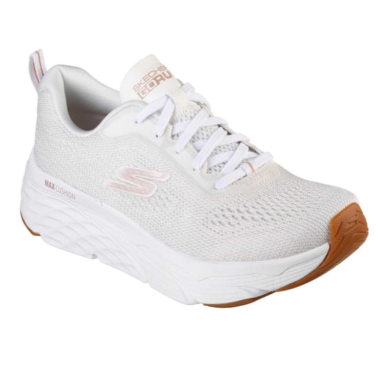 Skechers Dames-trainingsschoenen met maximale demping uit de Elite-serie (Wit/roze goud) - Image 5