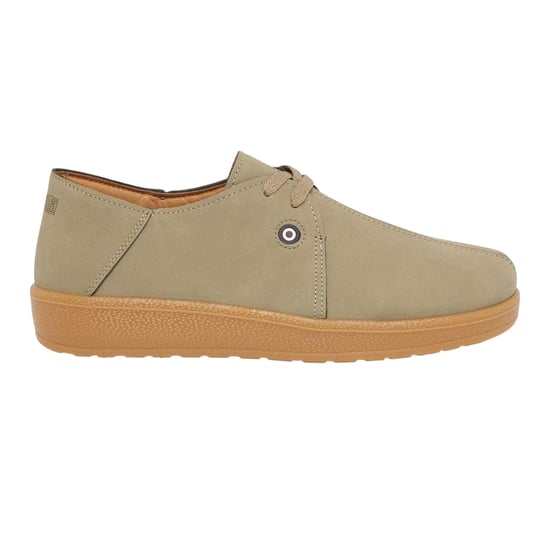 Lambretta Herr Panda Canvas Sneakers (Sand) - Image 1
