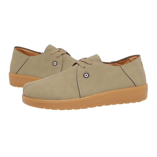Lambretta Herr Panda Canvas Sneakers (Sand) - Image 4