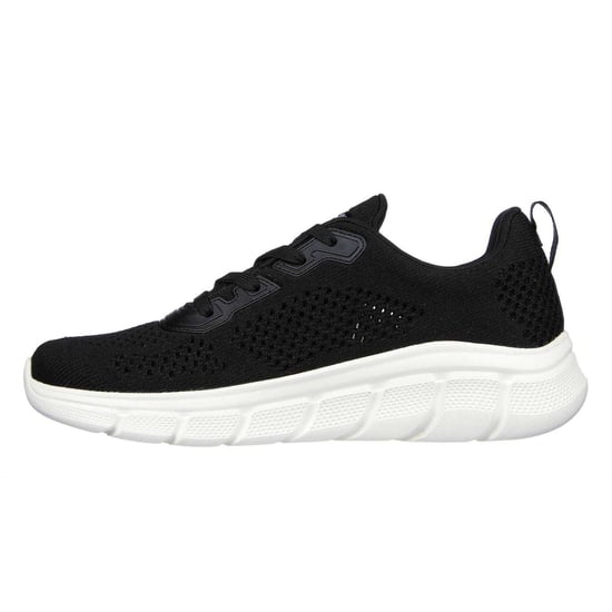 Skechers Bobsbflex gebreide instapsneakers voor dames (Zwart) - Image 2