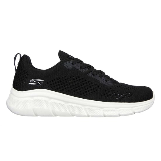Skechers Bobsbflex gebreide instapsneakers voor dames (Zwart) - Image 3