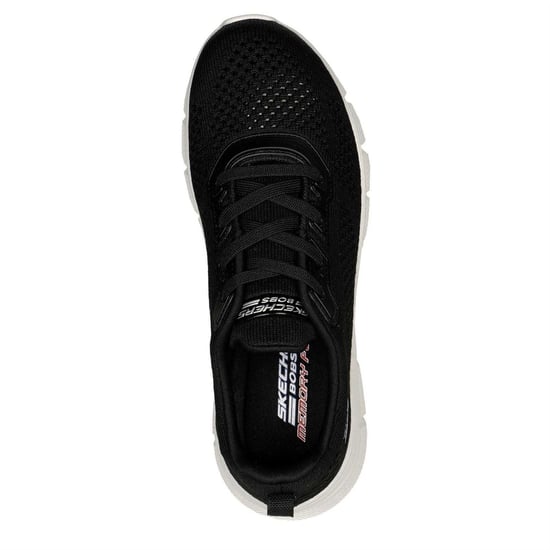 Skechers Bobsbflex gebreide instapsneakers voor dames (Zwart) - Image 4