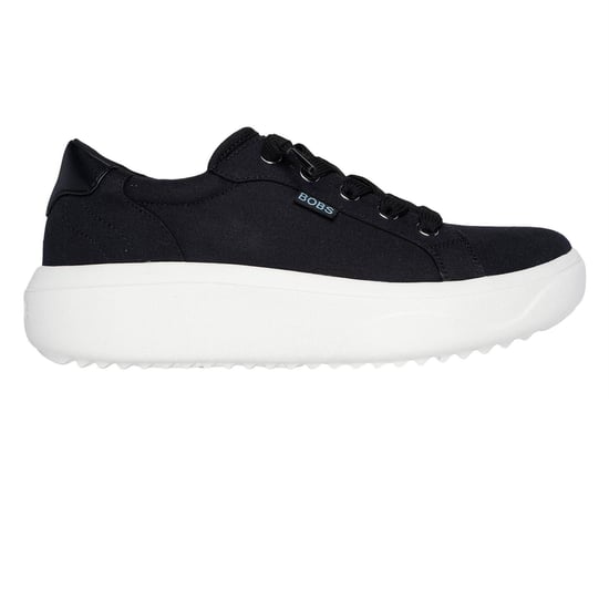 Skechers Popupsmax canvas platformschoenen voor dames (Zwart) - Image 1