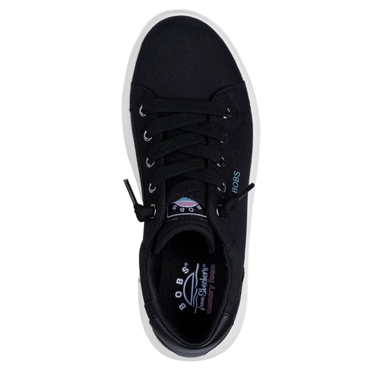 Skechers Popupsmax canvas platformschoenen voor dames (Zwart) - Image 3