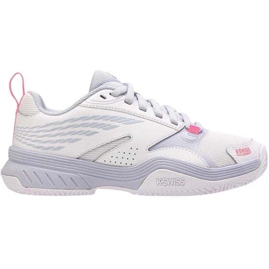 K-Swiss Dames SpeedEx Padel Schoenen (Wit/Roze) - Image 1