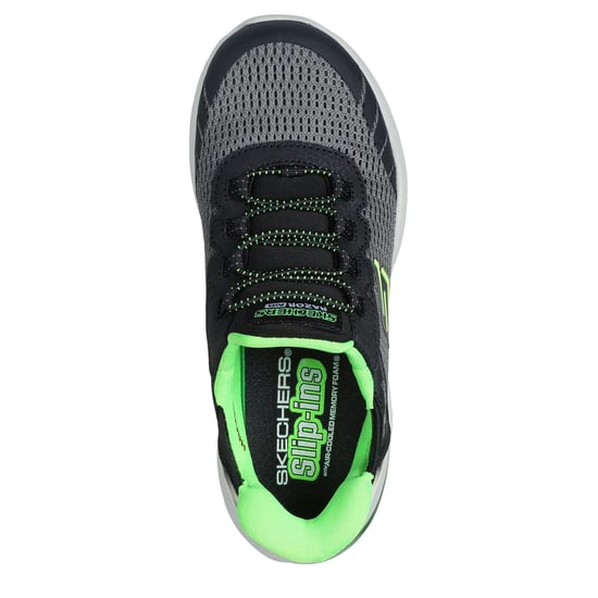Skechers Barn Razor Air - Hyper-Brisk Slip-In Sneakers (Kolgrå/Svart) - Image 3
