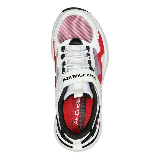 Skechers Mesh-sportschoenen voor kinderen (Wit, Rood, Zwart) - Image 4