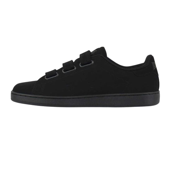 Lonsdale Mens Leyton Triple Strap Flat Trainers (Black) - Image 2