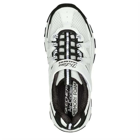 Skechers DLites Chunky Flat-sneakers för barn (Vit/Svart) - Image 3