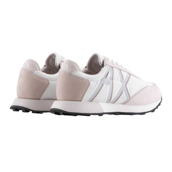 Armani Exchange Vrouwen/dames Lace Up Trainers (Gebroken wit) - Image 2