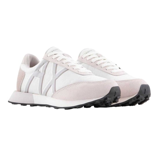 Armani Exchange Vrouwen/dames Lace Up Trainers (Gebroken wit) - Image 4