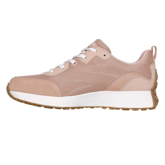 Skechers Dames Gusto Suède Paneel Sneakers (Tan) - Image 2