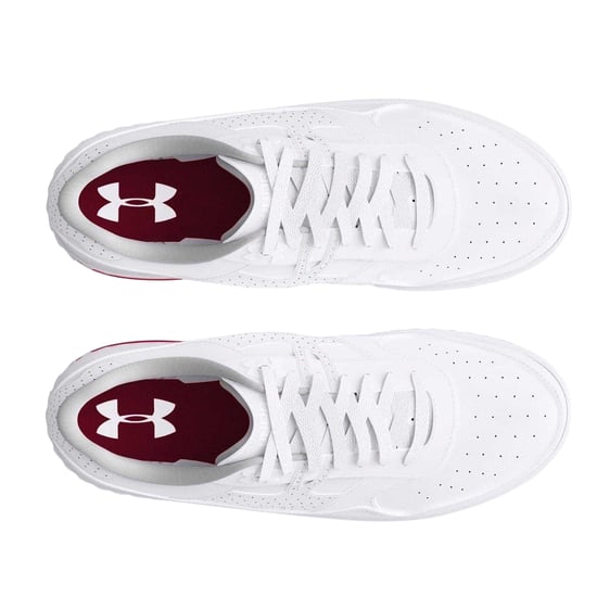 Under Armour Court 96-sportschoenen voor dames (Wit, Wit) - Image 3