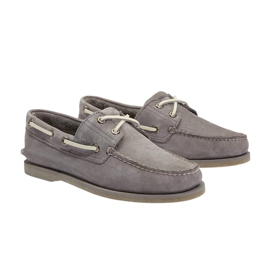 Timberland Klassieke platte bootschoenen voor heren van gestructureerd leer met contrasterende veters (Natuurlijk) - Image 3