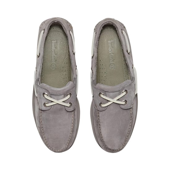 Timberland Klassieke platte bootschoenen voor heren van gestructureerd leer met contrasterende veters (Natuurlijk) - Image 4