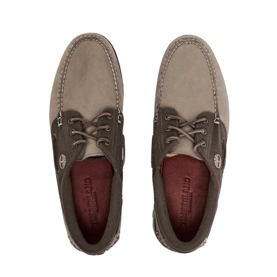 Timberland Authentieke leren bootschoenen voor heren (Olijf) - Image 3