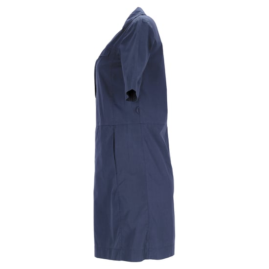 Prada midi-jurk met riem in marineblauw katoen - Image 2
