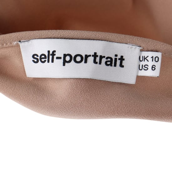 Självporträtt Thea spetsmaxiklänning i blå polyester - Image 5