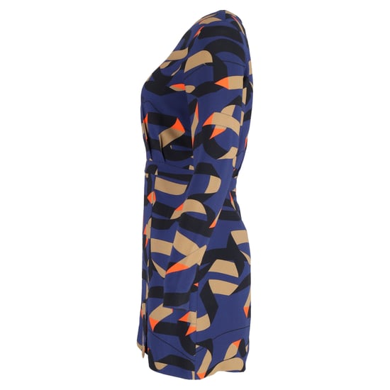 MSGM bedrukte mini-jurk van polyester in blauw. - Image 2