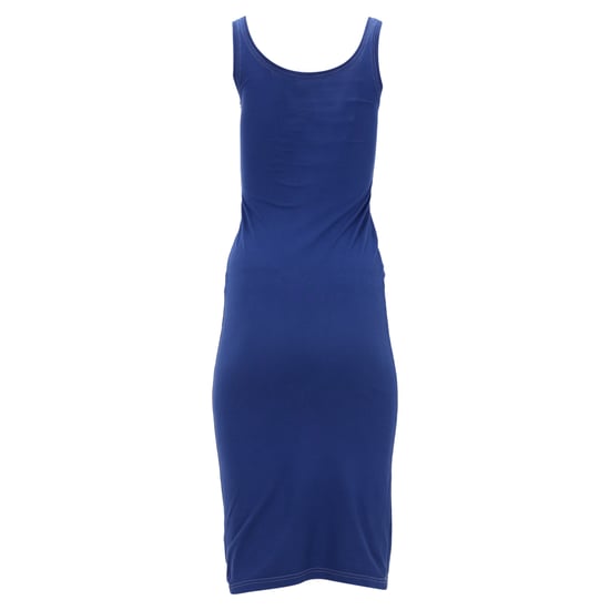 Dsquared2 mouwloze midi-jurk van blauw katoen - Image 3