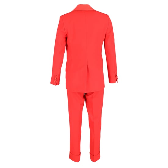 Joseph blazer en broekset met enkele rij knopen in rood polyester - Image 3