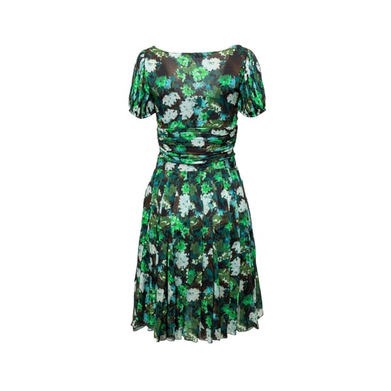 Blumarine Grön Blommig Midiklänning - 10-talet - Image 2