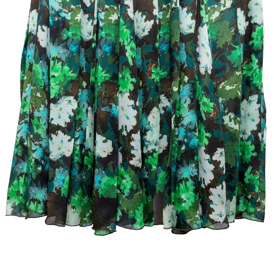 Blumarine Grön Blommig Midiklänning - 10-talet - Image 5