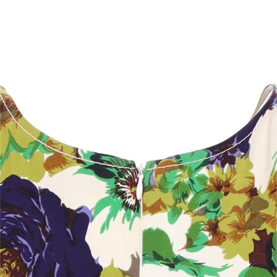 Blumarine Grön Ärmlös Blommig Klänning - 10-tal - Image 4