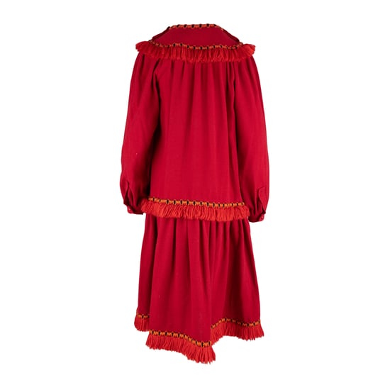 Yves Saint Laurent Vintage Smock dress with Fringe - '70s - Image 3