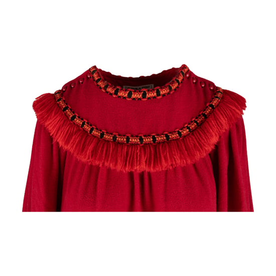 Yves Saint Laurent Vintage Smock dress with Fringe - '70s - Image 4