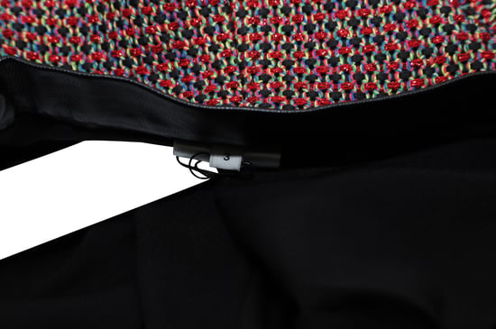 Sandro Paris tweed blazer en rok set in rode katoen - Image 5