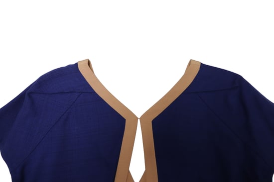 Balenciaga Klänning med utskurna detaljer i blå viskos - Image 6