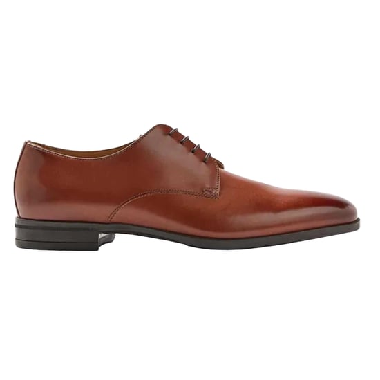 Boss Heren Kensington Leren Oxford Schoenen (Medium Bruin) - Image 1