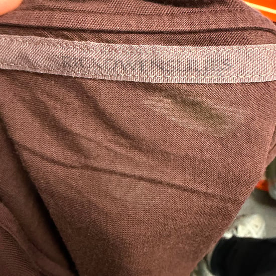 Rick Owens V-ringad maxiklänning brun viskos - Image 6