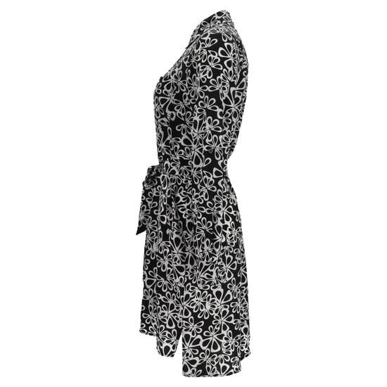 Diane Von Furstenberg mini-jurk met print in zwarte zijde - Image 2