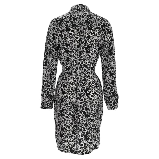 Diane Von Furstenberg mini-jurk met print in zwarte zijde - Image 3