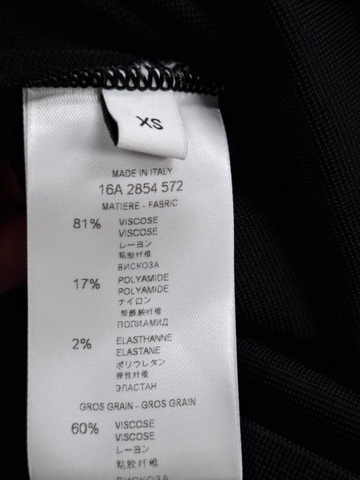 Givenchy – Svart viskos – Midiklänning med spetsdetalj baktill - Image 4