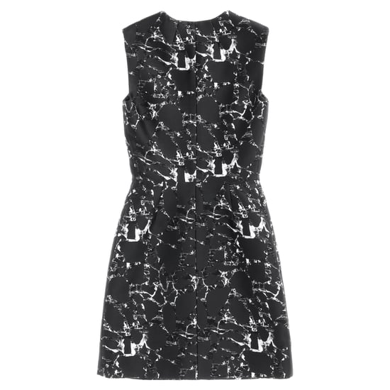 Balenciaga Jacquardmönstrad Mini Shiftklänning i Svart Bomull - Image 2