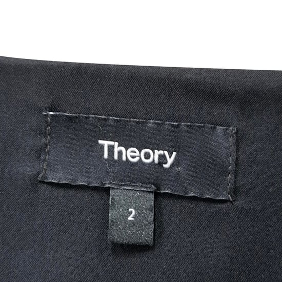 Theory Crepe Miniklänning i svart polyester - Image 3