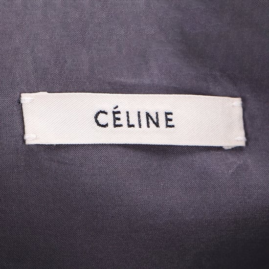 Celine Midiklänning med skärp och v-ringning i grå bomull - Image 4