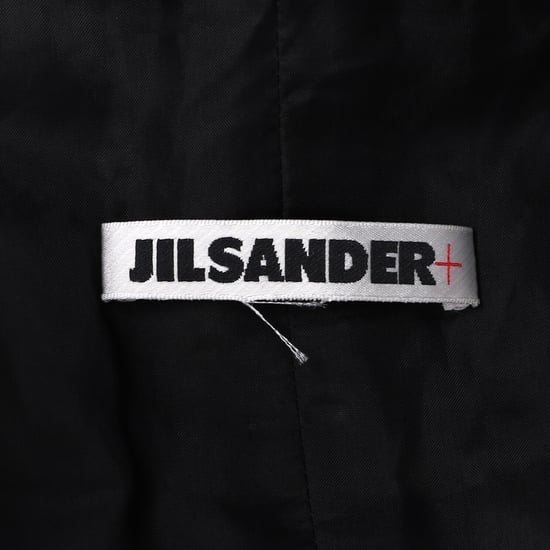 Jil Sander Single-Breasted Midi Coat in Black Wool - Image 4