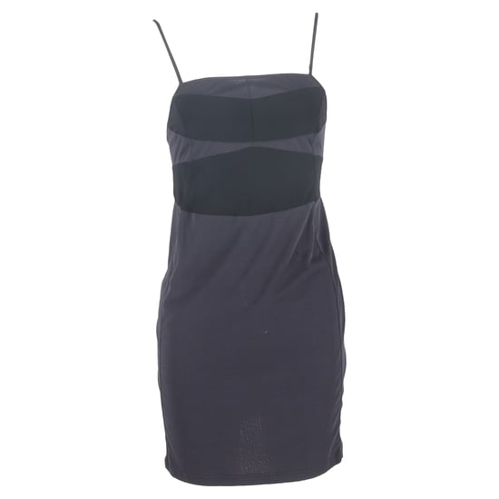 Chloé Square Neck Mini Dress in Navy Blue Cotton - Image 1