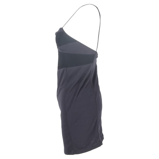 Chloé Square Neck Mini Dress in Navy Blue Cotton - Image 2